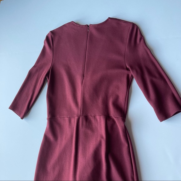 TOPSHOP WRAP STYLE DRESS WITH 3/4 SLEEVES - Picture 8 of 17